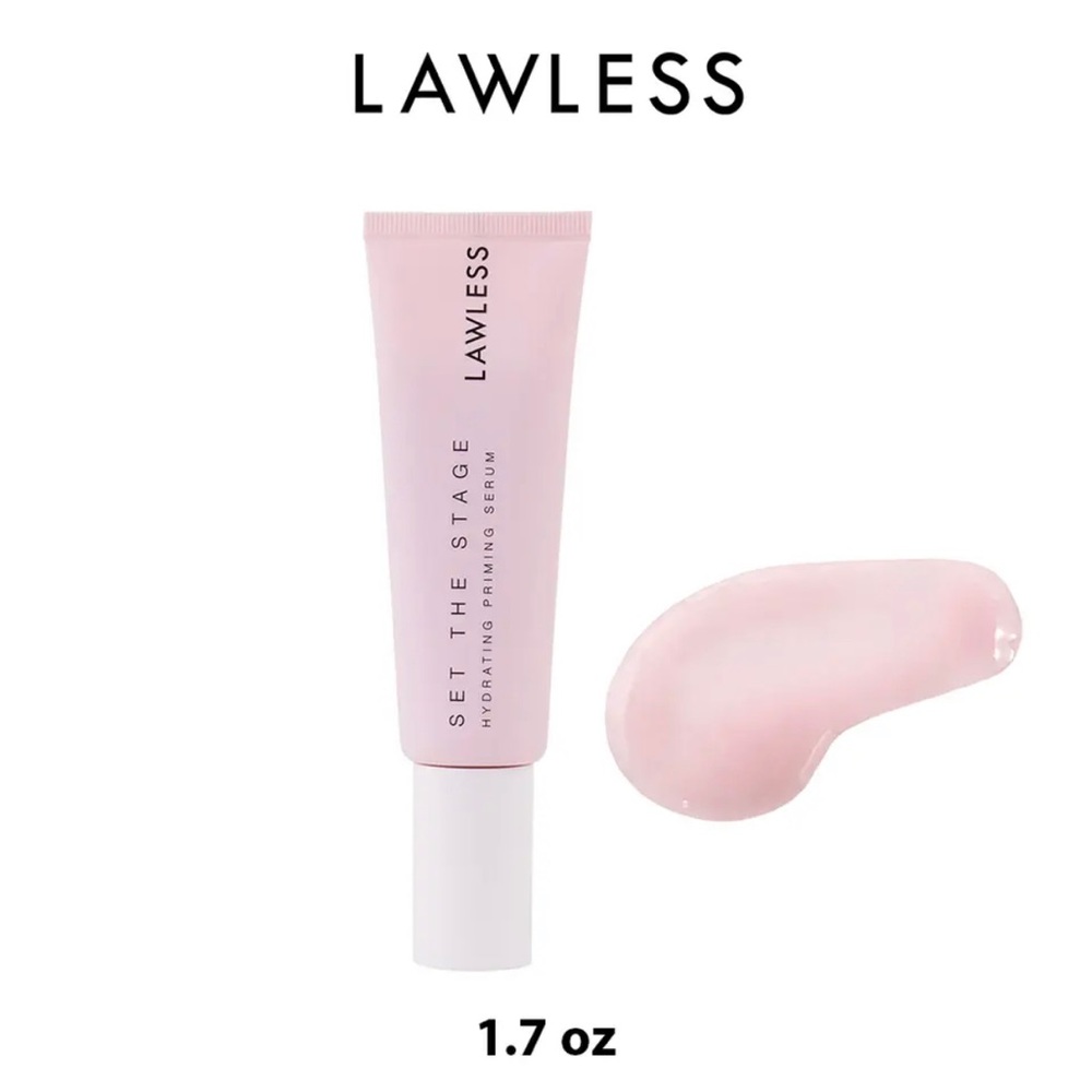 LAWLESS Set The Stage Hydrating Primer Face Serum, Natural Finish, New! (1.7 oz)